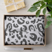 ブラック&ホワイトチータヒョウアニマルプリントパーティー 薄葉紙 (ギフト)