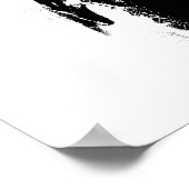 ブラック&ホワイトドラゴン ポスター (角)