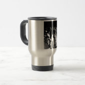 ブラック&ホワイトニューヨークタンブラー トラベルマグ (正面左)