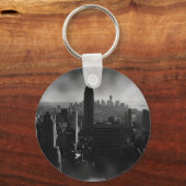 ブラック&ホワイトニューヨーク キーホルダー (正面)