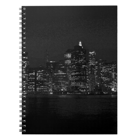 ブラック&ホワイトニューヨーク ノートブック (正面)