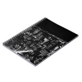 ブラック&ホワイトニューヨーク ノートブック (左側)