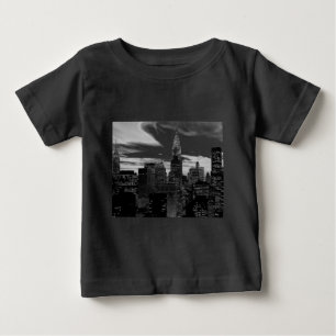 ブラック&ホワイトニューヨーク ベビーTシャツ