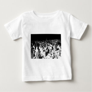 ブラック&ホワイトニューヨーク ベビーTシャツ