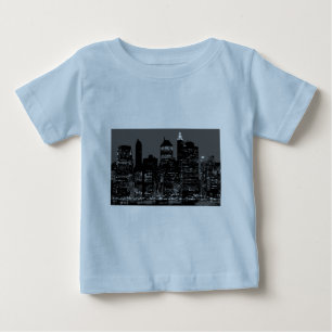 ブラック&ホワイトニューヨーク ベビーTシャツ