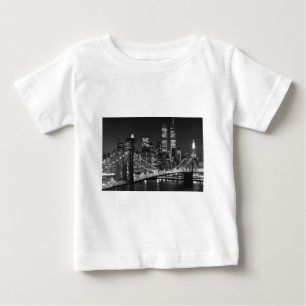 ブラック&ホワイトニューヨーク ベビーTシャツ