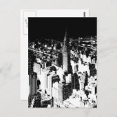 ブラック&ホワイトニューヨーク ポストカード (正面/裏面)