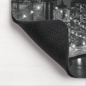 ブラック&ホワイトニューヨーク マウスパッド (コーナー)