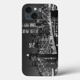 ブラック&ホワイトニューヨーク iPhone 13ケース