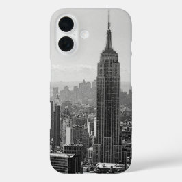 ブラック&ホワイトニューヨーク iPhone 16ケース