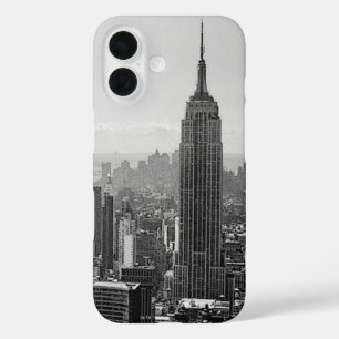 ブラック&ホワイトニューヨーク iPhone 16ケース