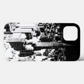 ブラック&ホワイトニューヨーク Case-Mate iPhoneケース (裏面 (横))