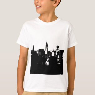 ブラック&ホワイトニューヨーク Tシャツ