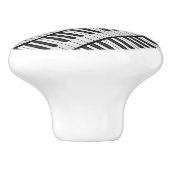 ブラック&ホワイトピアノ鍵 セラミックノブ (側面)