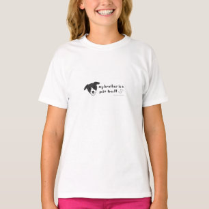ブラック&ホワイトピットブルブラザー Tシャツ