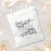 ブラック&ホワイトブランチ離れ&ズ結婚ス フェイバーバッグ (クリップ留めされた状態)