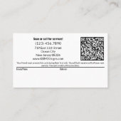 ブラック&ホワイトホリデーボーナスサンキュー 紹介カード (裏面)