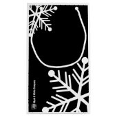 ブラック&ホワイトホリデーモットカンパニーロゴ名 スモールペーパーバッグ (裏面)