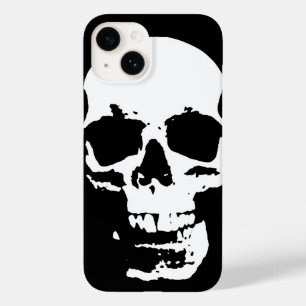 ブラック&ホワイトポップ・アートのアートスカルスタイリッシュカッコいい Case-Mate iPhone 14ケース