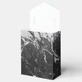 ブラック&ホワイトマーブルグモダンラムトレンディーパーティー フェイバーボックス (オープン)