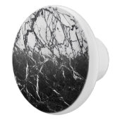 ブラック&ホワイトマーブルグモダンラムトレンディー セラミックノブ (右)