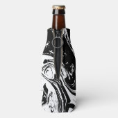 ブラック&ホワイトマーブルスタイルクール ボトルクーラー (ボトル裏面)