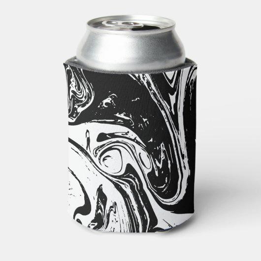 ブラック&ホワイトマーブルスタイルクール 缶クーラー (缶裏面)