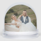 ブラック&ホワイトミニマル・ボウ新婚結婚者の写真 (正面)