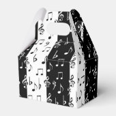 ブラック&ホワイトミュージカルストライプゲーブルビーフボックス フェイバーボックス (裏面サイド)