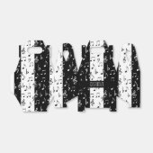 ブラック&ホワイトミュージカルストライプゲーブルビーフボックス フェイバーボックス (折り畳みなし)