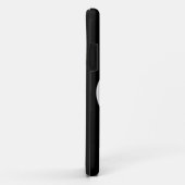 ブラック&ホワイトラブハートiPhoneケース Case-Mate iPhoneケース (裏面/右)