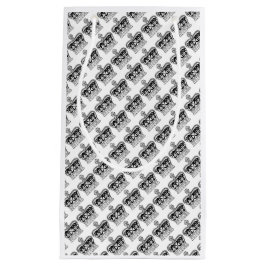 ブラック&ホワイトロンドンテーマ王室のクラウン抱き枕 スモールペーパーバッグ