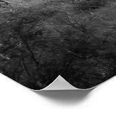 ブラック&ホワイト厚さSaguaroサボテン16x20 ポスター (角)