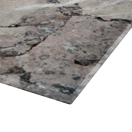 ブラック＆ホワイト大理石カッティングボード - 名入れ可能 カッティングボード (角)