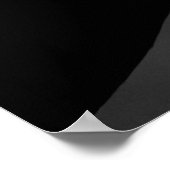 ブラック&ホワイト大胆不敵リーダーシップイーグルアイ ポスター (角)