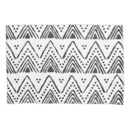 ブラック&ホワイト枕ローケース – ボホエスニックスタイル 枕カバー