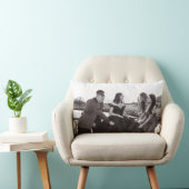 ブラック&ホワイト枕 – バスケス族 ランバークッション (椅子)