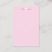 ブラック&ホワイト17yro子猫 空白の 名刺 (裏面)