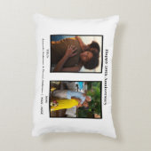 ブラック&ホワイト2周年フォトコラージュ アクセントクッション (裏面(縦))