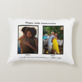 ブラック&ホワイト2周年フォトコラージュ アクセントクッション (裏面)