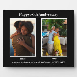 ブラック＆ホワイト2周年フォトコラージュ フォトプラーク