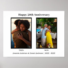 ブラック＆ホワイト2周年フォトコラージュ ポスター