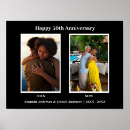 ブラック＆ホワイト2周年フォトコラージュ ポスター