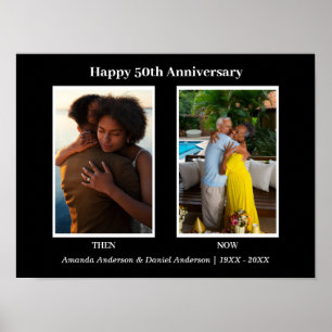 ブラック&ホワイト2周年フォトコラージュ ポスター