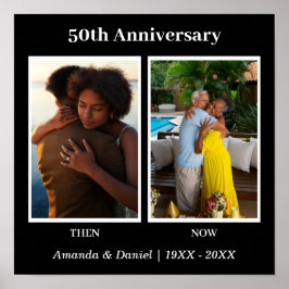 ブラック＆ホワイト2周年フォトコラージュ ポスター