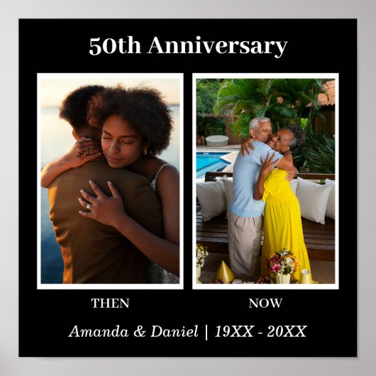 ブラック＆ホワイト2周年フォトコラージュ ポスター (正面)