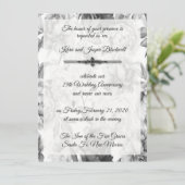 ブラック&ホワイト25周年記念のお祝い 招待状 (スタンド正面)