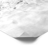 ブラック&ホワイト3ダークコーヒー豆16x20 ポスター (角)