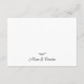 ブラック ホワイト ウェルカムトゥザ・ナイト・ビフォア エンクロージャーカード (裏面)