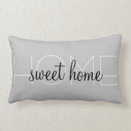 ブラック ホワイト グレー ハーム スイート ハーム ランバークッション